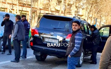 Nəcməddin Sadıkov qəza törətdi - Foto