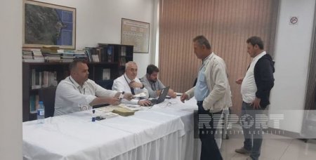 Türkiyənin Gəncədəki Baş Konsulluğunda səsvermə başlayıb - FOTO