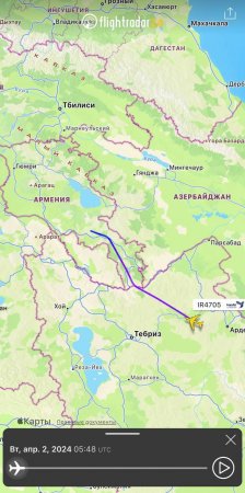 İrana məxsus təyyarə Ermənistana silah daşıyır - Fotolar