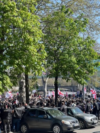 Tbilisidə mitinq keçirilir