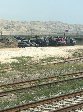 Sülhməramlılar Goran stansiyasında cəmləşdi - Foto