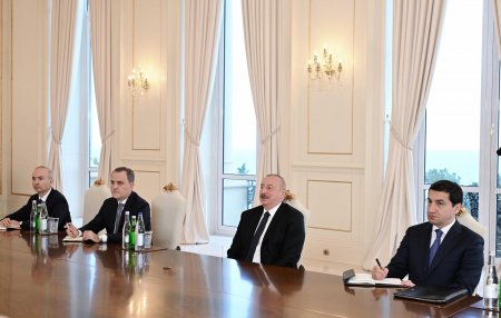 Prezident ATƏT-in fəaliyyətdə olan sədrini qəbul edib