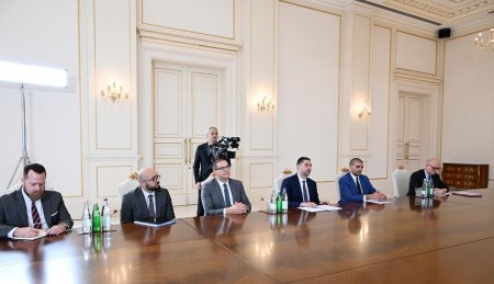 Prezident ATƏT-in fəaliyyətdə olan sədrini qəbul edib
