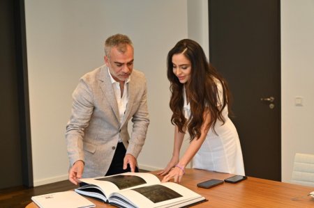 Leyla Əliyeva Berlində səfərdədir - FOTO