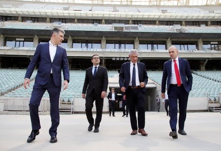 Fernandu Santuş Bakıda idman obyektləri ilə tanış olub